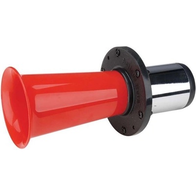 Trumpeta plast 225mm, červená, 12V