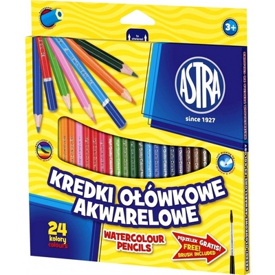 ASTRA Akvarelové farbičky 24ks + štetec, 312110005
