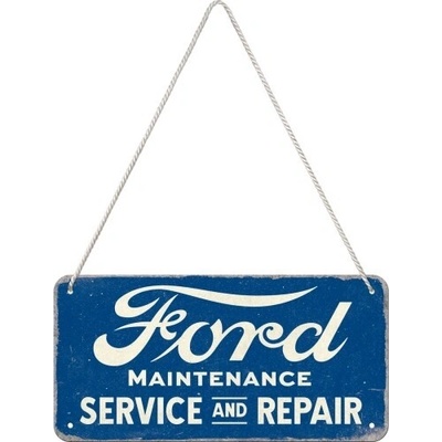 Plechová ceduľa Ford - Service & Repair, 20 x 10 cm