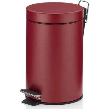 Kela 3 л малинено червен кош за отпадъци с педал KELA от серия Monaco