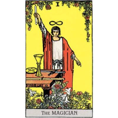 Tarot of A. E. Waite (Blue Edition, Mini, GB), m. 1 Buch, m. 78 Beilage