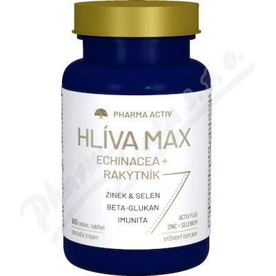 Pharma Activ Hliva Max Echinacea + Rakytník 60 tabliet