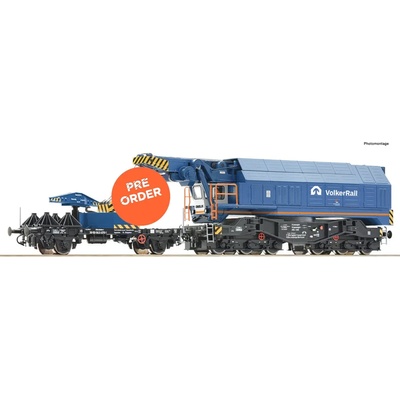 Roco Дигитален железопътен въртящ се кран, VolkerRail (7320023)