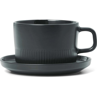 Marc O'Polo Чаша за кафе Moments с чинийка 200 мл антрацит (730323-726-004)