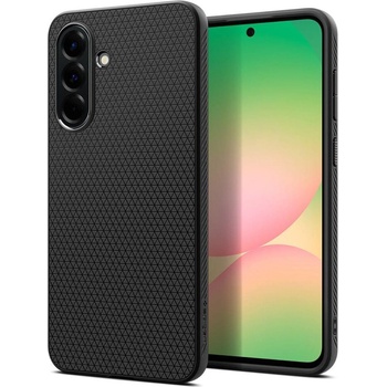Spigen Противоударен Силиконов Калъф за Samsung A26, Spigen Liquid Air Case, Черен (ACS09290)