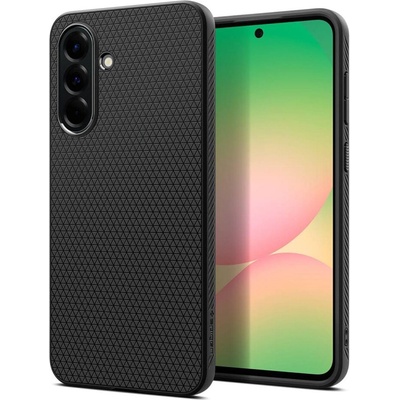 Spigen Противоударен Силиконов Калъф за Samsung A26, Spigen Liquid Air Case, Черен (ACS09290)
