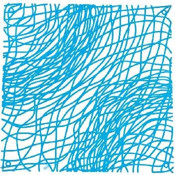 Koziol Декоративен панел Silk наситено син (1123598)