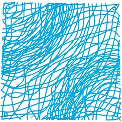 Koziol Декоративен панел Silk наситено син (1123598)