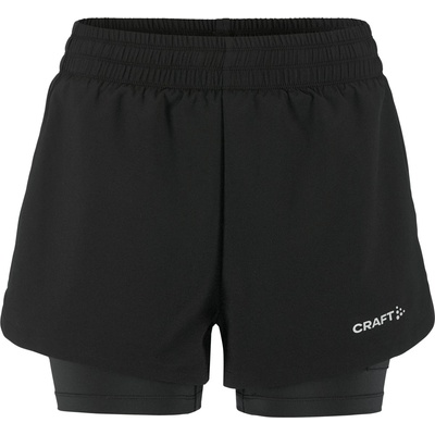 Craft Дамски шорти за бягане Craft Women's Adv Essence 2-in-1 Shorts 2 Running shorts - Black - размер XS (112-3505-0111)