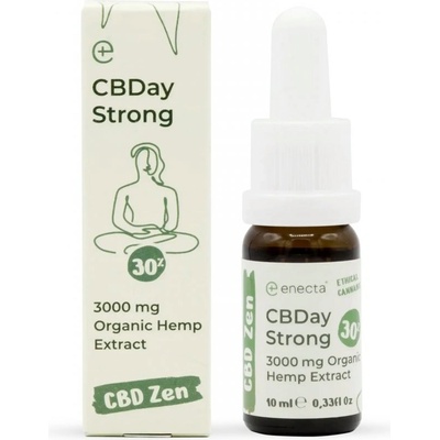 Enecta CBDay Strong, Full Spectrum 30% CBD olej, 10 ml