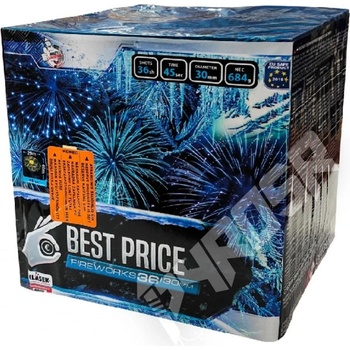 Kompaktný ohňostroj 36 rán 30 mm Best Price Frozen