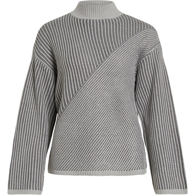 VILA Пуловер 'Dubline' сиво, размер S