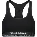 Mons Royale Дамски спортен сутиен Mons royale Women's Sierra Sports Bra - Black - размер XS (115-1402-0111)