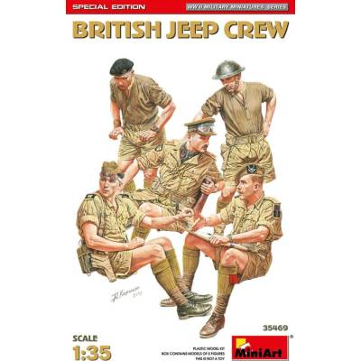 MiniArt British Jeep Crew Special Edition 1:35