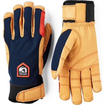 Hestra Ръкавици Hestra Ergo Grip Active 5 Finger Gloves - Navy / Natural Brown - размер 6 (EU) (202-1176-1011)