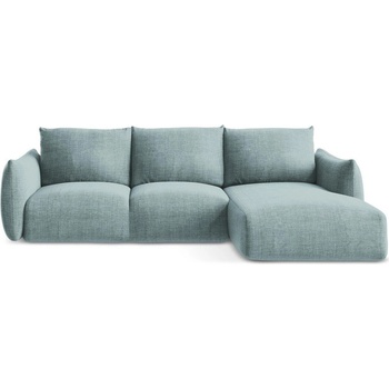 makamii Син сгъваем ъглов диван (десен ъгъл) Leila - Makamii (LEILA_RCF_43_P1_C5)