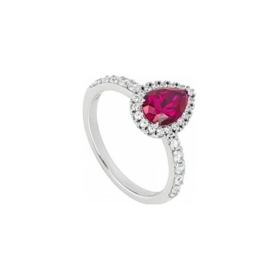 Diamonfire Strieborný prsteň R3816