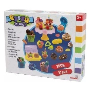 Simba Toys Art&Fun: Комплект от 21 парчета тесто за сладкиши