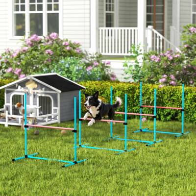PawHut Výškově nastavitelné agility vybavení pro výcvik psů