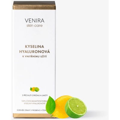 Venira kyselina hyaluronová k vnitřnímu užití citrón-limeta 50 ml – Hledejceny.cz
