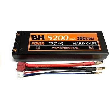 BH Power Li-pol baterie 5200 mAh 2S 35C 70C HC A