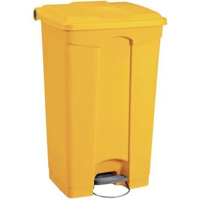 Manutan Expert Plastový odpadkový kôš, objem 90 l, žltý