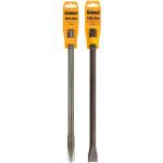 DEWALT Комплект длета DeWALT SDS MAX плоски 25 мм, връхни, дължина 400 мм (2 бр. ) DT9000 (DT9000)
