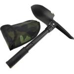 DRAGOWA Tactical Outdoor многофункционална сгъваема лопата с кобур и калъф Ember, черна (DRG109.Black)
