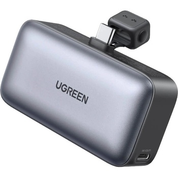 UGREEN Външна батерия с USB-C конектор - Ugreen Nexode Powerbank USB-C Connector 5000mAh 20W (тъмносив)