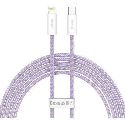 Baseus CALD000105 typu C do Apple Lightning 8kolíkový PD20W Power Delivery Dynamic Series, 1m, fialový
