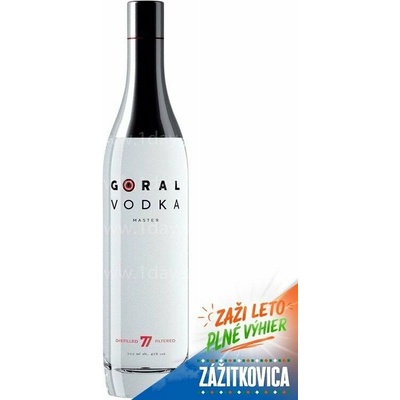Goral Master 40% 0,7 l (čistá fľaša)