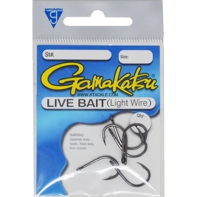 Gamakatsu Live Bait Light Wire vel.2 5 ks