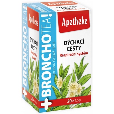 Apotheke BronchoTea Dýchací cesty čaj 20 x 1,5 g