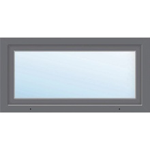 ARON Plastové okno jednokrídlové Basic biele/antracitové 1200 x 600 mm DIN ľavé