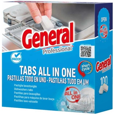 General Таблетки за съдомиялна машина All in one, 100 броя