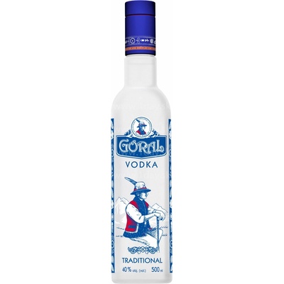 Goral Vodka Traditional 40% 0,5 l (čistá fľaša)