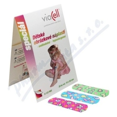 VIACELL D122MIX Dětské náplasti 20 ks