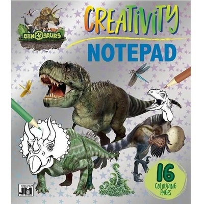 Blok k vybarvení Dinosauři