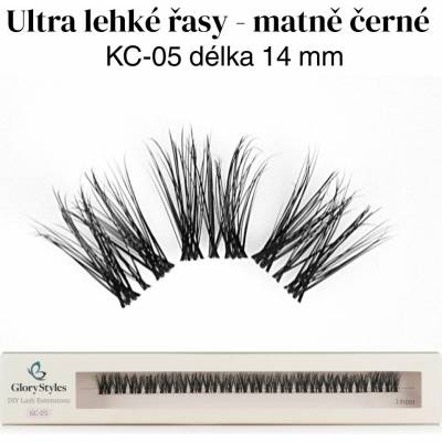 GloryStyles Segmentové řasy KC-05 Délka řas: 14 mm
