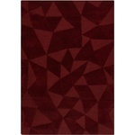 Flair Rugs Ръчно изработен вълнен килим в цвят бордо 120x170 cm Shard Red - Flair Rugs (503119376079)