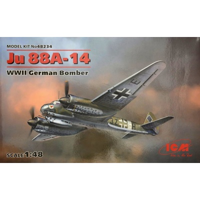 ICM Junkers Ju 88A-14 German WWII Bomber 48234 1:48