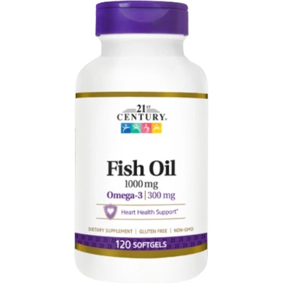 21st Century Fish Oil 1000 mg [120 Гел капсули]