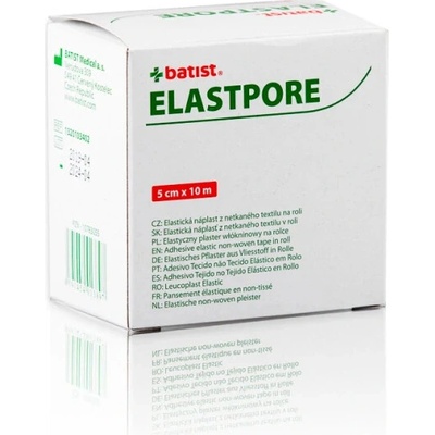 BATIST Medical a.s. Náplast Elastpore 5 cm x 10 m 1 ks