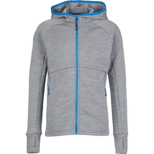 Stoic Детско вълнено яке Stoic Kid's MerinoFleece240 StorforsSt. Zip Hoody Merino hoodie - Light Grey / Melange - размер 152 (EU) (703-6423-0215)