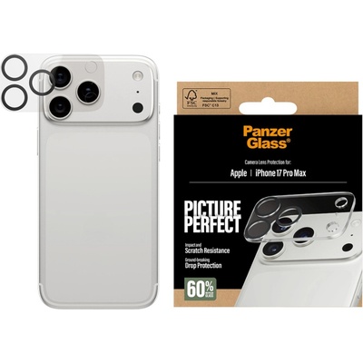 Panzer Протектор за камера PaznerGlass PicturePerfect за iPhone 17 Pro Max, Прозрачен