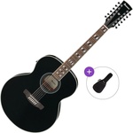 Ibanez AJ7012M1E-BK Basic SET Black 12-струнна електро-акустична китара