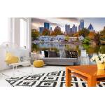 DIMEX ART Самозалепваща се флизелинова фототапета хоризонт на атланта 375 x 250 см