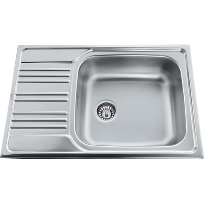 Bogdan Furniture I Мивка за вграждане l/r - с отцедник и сифон