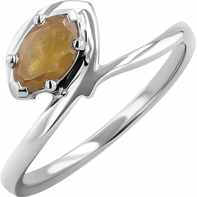 Eppi zlatý prsten s marquise salt and pepper diamantem Tulio R46753