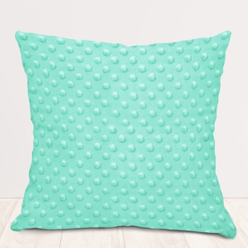 Biante Minky 3D bodky MKP-003 Mintová 40 x 40 cm